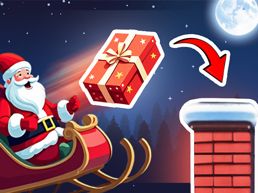 Screenshot of Mission Santa: Deliver the Gifts available on the Drift Boss arcade hub catalog