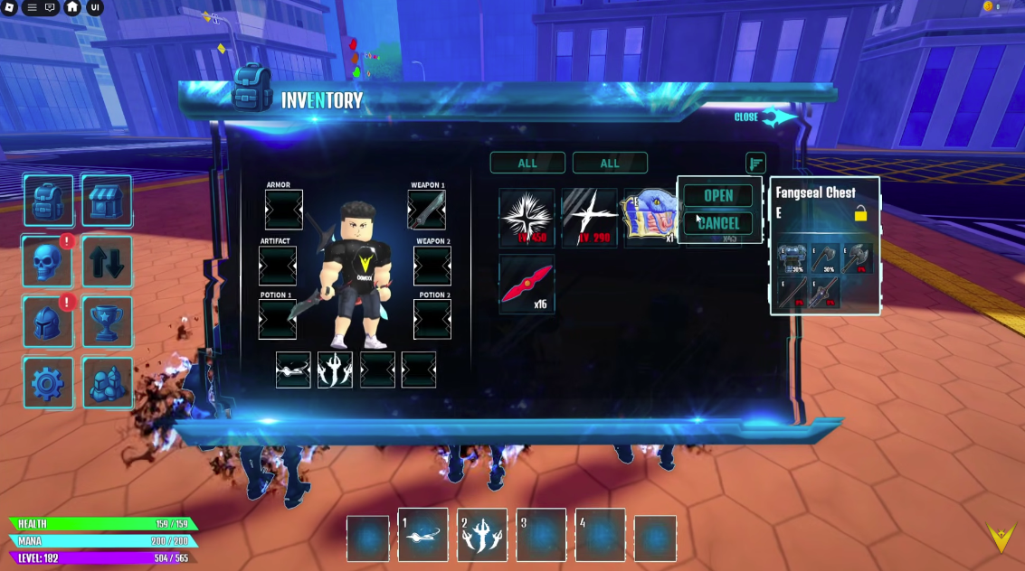 Arise Crossover codes page illustration